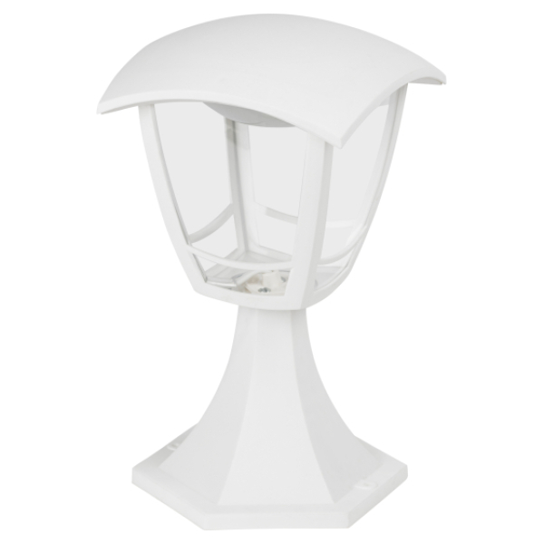 Садово-парковый светильник ЭРА «Валенсия» ДТУ 07-8-001 белый 4-гранный напольный IP44 светодиодный 8Вт 3000K Б0064284