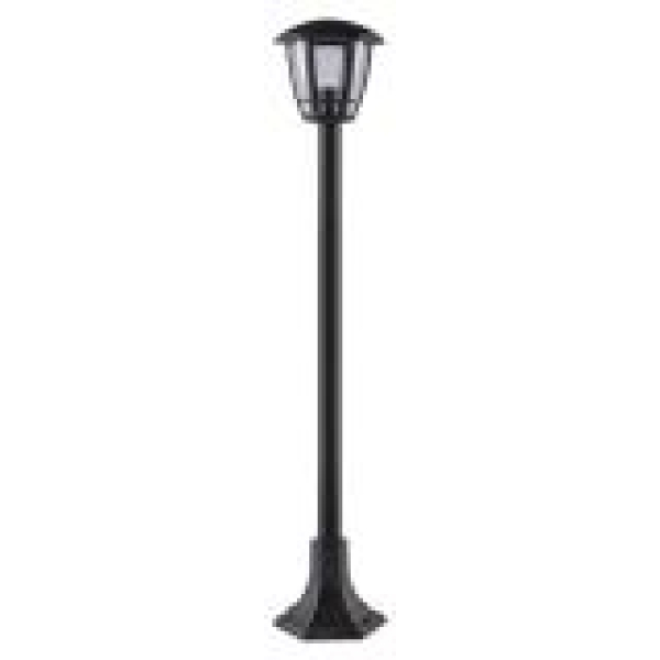 Садово-парковый светильник ЭРА «Валенсия 3» ДТУ 07-8-004 черный 6-гранный напольный IP44 светодиодный 8Вт 3000K Б0064232