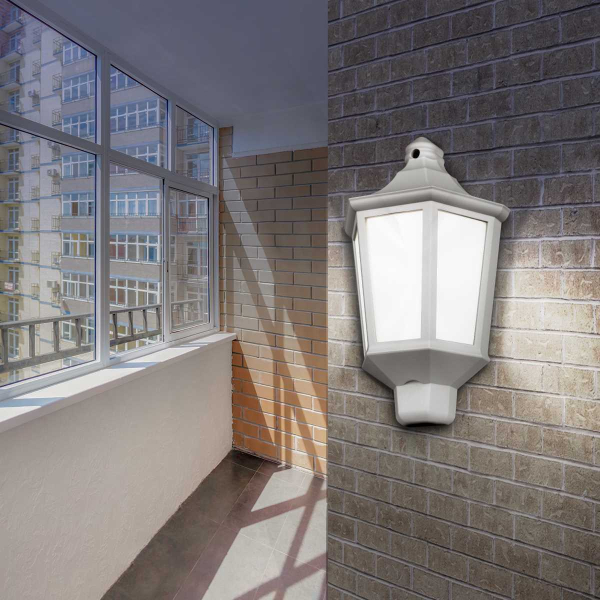 Садово-парковый светильник ЭРА «Ника» НБУ 06-60-003 60Вт белый матовый Б0061160