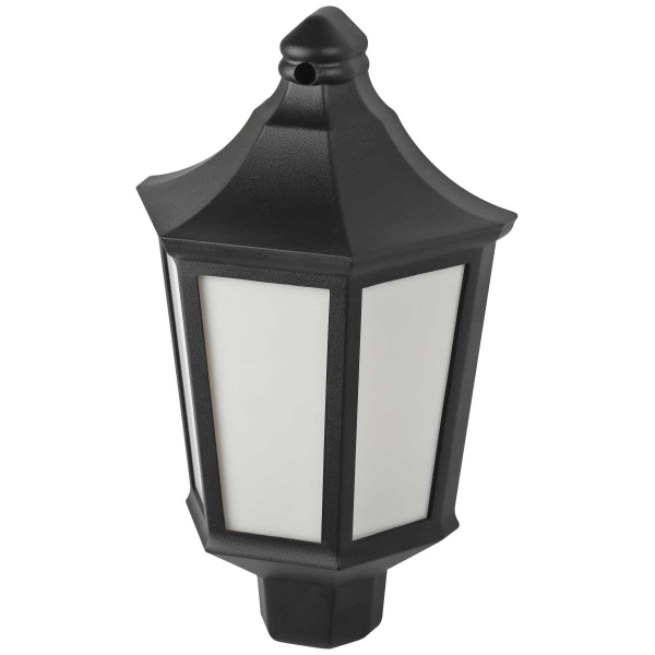 Садово-парковый светильник ЭРА «Ника» НБУ 06-60-003 60Вт черный белое основание матовый Б0061158