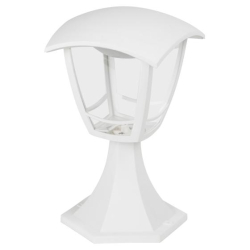 Садово-парковый светильник ЭРА «Валенсия» ДТУ 07-8-001 белый 4-гранный напольный IP44 светодиодный 8Вт 3000K Б0064284
