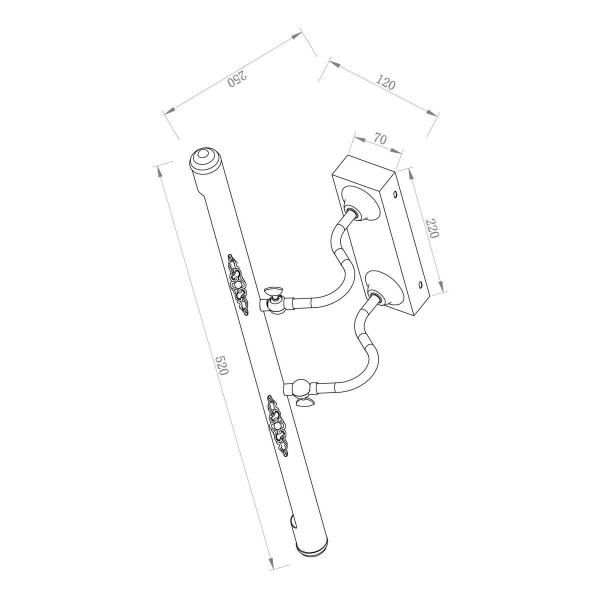 Подсветка для картин Maytoni Oculus  MIR014WL-L10G3K