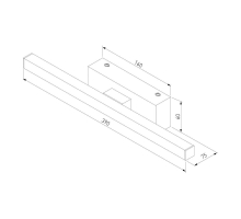 Подсветка для картин Elektrostandard Rino 40121/Led черный a061222