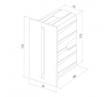 Встраиваемый светодиодный светильник Elektrostandard Step 8 40108/Led черный a055592