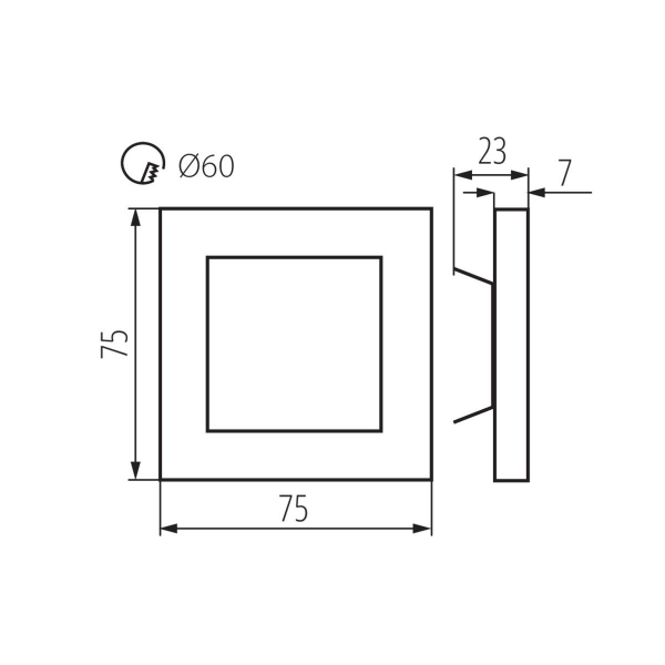 Подсветка для лестницы Kanlux Apus 32488