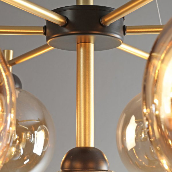 Подвесная люстра Imperium Loft Etna D57 Amber 344131-26