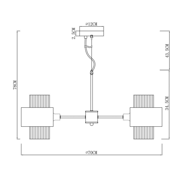 Подвесная люстра Arte Lamp Fantasia A4076LM-5CC