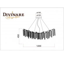 Подвесная люстра Divinare Salice 3133/01 SP-14