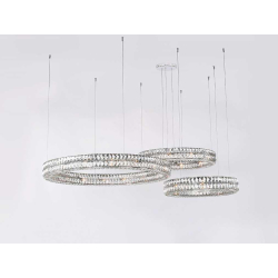 Горизонтальная композиция Newport 8550 из трех колец хром №180 S8550_180CH