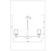 Подвесная люстра Arte Lamp Kensington A4098LM-8CC