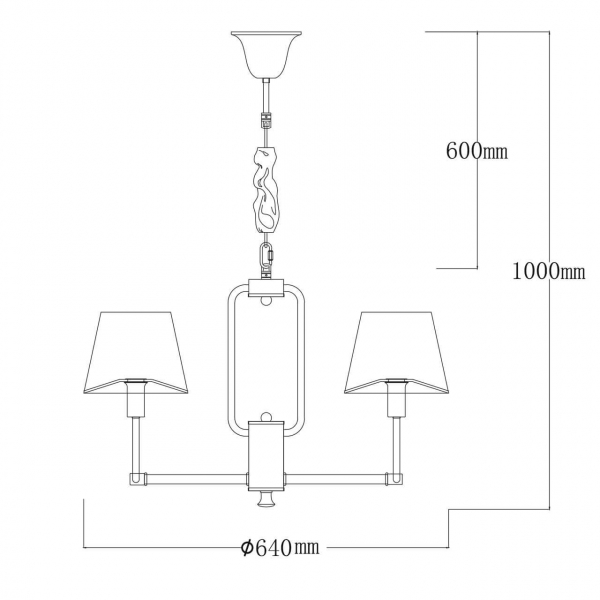 Подвесная люстра MW-Light София 355014806