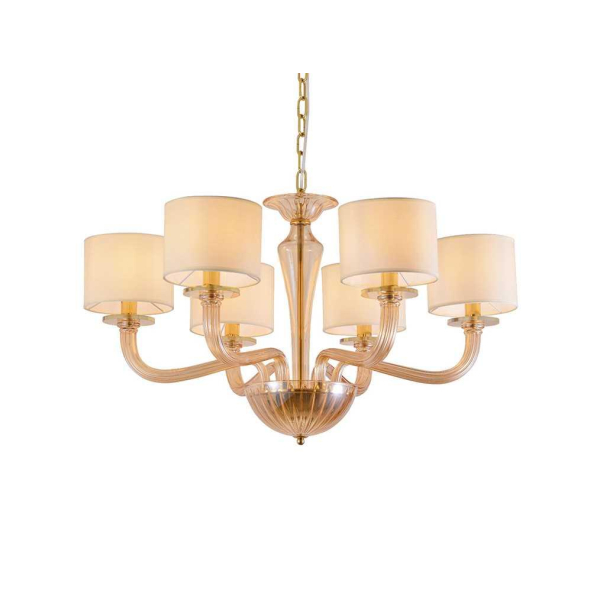 Подвесная люстра Newport 8686/C gold polished amber М0071803