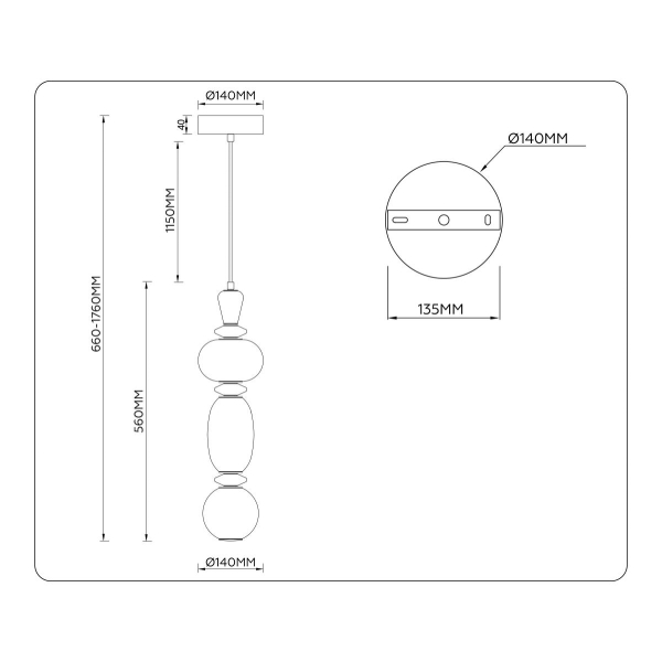 Люстра Ambrella Light HIGH LIGHT LH53142