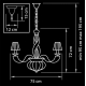 Подвесная люстра Osgona Alveare 702102