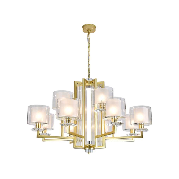 Подвесная люстра Newport 4408+4/C mat.gold М0071515