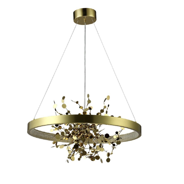 Подвесная люстра Crystal Lux GARDEN SPLED+3 D600 GOLD