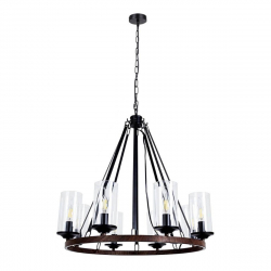 Подвесная люстра Arte Lamp Dalim A7014SP-8BK