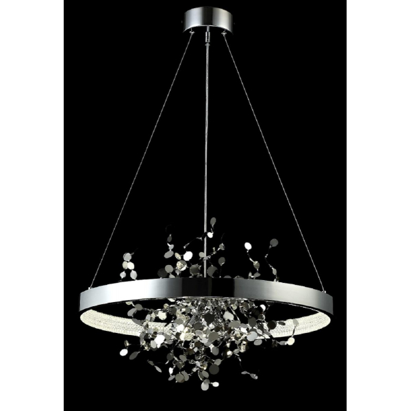 Подвесная люстра Crystal Lux GARDEN SPLED+3 D600 CHROME