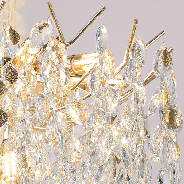 Подвесная люстра Illumico IL5160-500PZF-25 GD ELITE