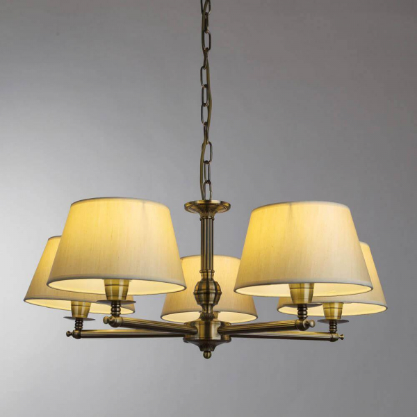 Подвесная люстра Arte Lamp York A2273LM-5AB