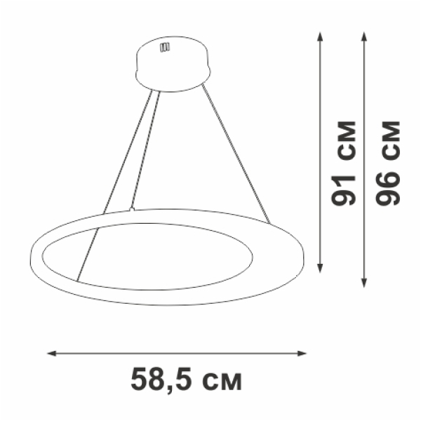 Люстра Vitaluce V2695-1/1S Люстра Vitaluce V2695-1/1S
