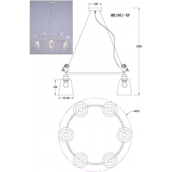 Подвесная люстра MyFar Tracey MR1961-6P
