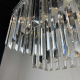 Подвесная люстра Imperium Loft Rh 1920S Odeon Clear Glass Fringe Chrome 228792-22