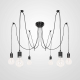 Подвесная люстра Imperium Loft Spider Black L6 352852-26