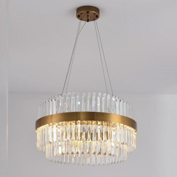 Подвесная светодиодная люстра Lumina Deco Ringletti LDP 8017-600 MD