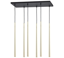 Подвесная люстра TK Lighting 6420 Piano Gold