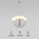 Подвесная люстра Eurosvet Abbey 60164/10 никель Smart