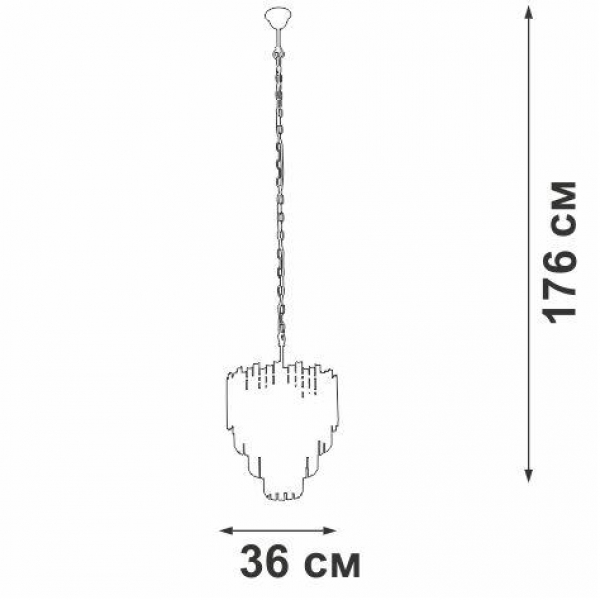 Подвесная люстра Vitaluce V58471-8/5