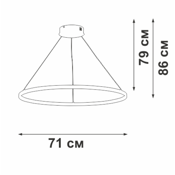 Люстра Vitaluce V2516DT-0/1S Люстра Vitaluce V2516DT-0/1S