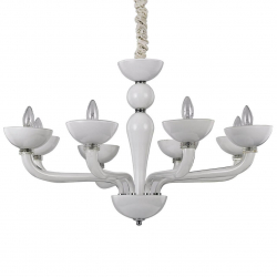 Подвесная люстра Ideal Lux Casanova SP8 Bianco 094045