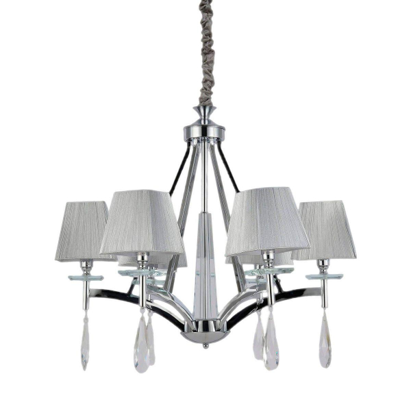 Подвесная люстра Lumina Deco Valentina LDP 1240-6 CHR