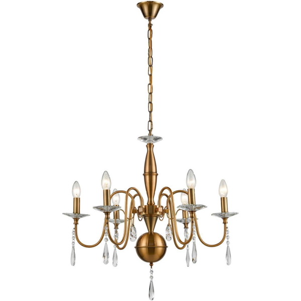 Подвесная люстра Vele Luce Rocca VL1794L06 Подвесная люстра Vele Luce Rocca VL1794L06