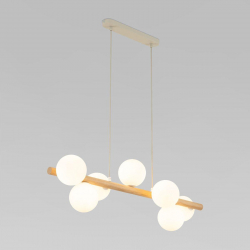 Подвесная люстра TK Lighting 5905 Estera Wood