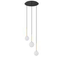 Подвесная люстра Nowodvorski Karo Black/Satine Gold 10304