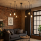 Подвесная люстра Imperium Loft Spider Black L6 352852-26