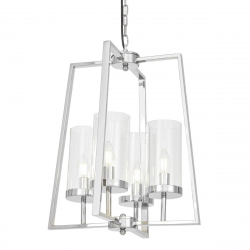 Подвесная люстра Lumina Deco Fedi LDP 1247-4 CHR