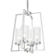 Подвесная люстра Lumina Deco Fedi LDP 1247-4 CHR