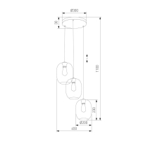 Подвесная люстра TK Lighting 5973 Elio