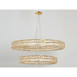Вертикальная композиция Newport 8550 из двух колец золото №175 S8550_175G