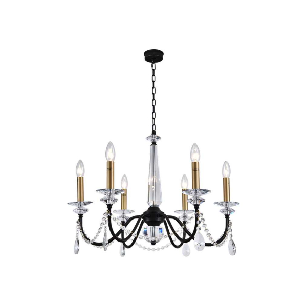 Подвесная люстра Newport 3976/C black+brass М0071828
