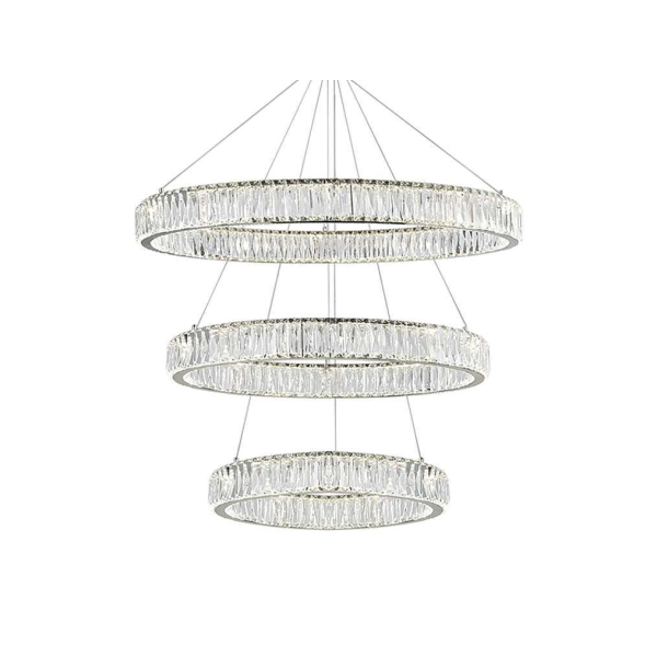 Вертикальная композиция Newport 8240 из трех колец хром №10 S8240_028CH