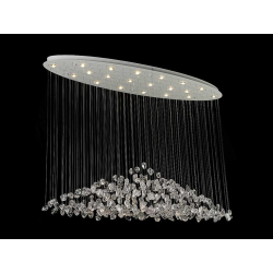 Подвесная люстра Newport 8230/140 С oval white clear М0071679
