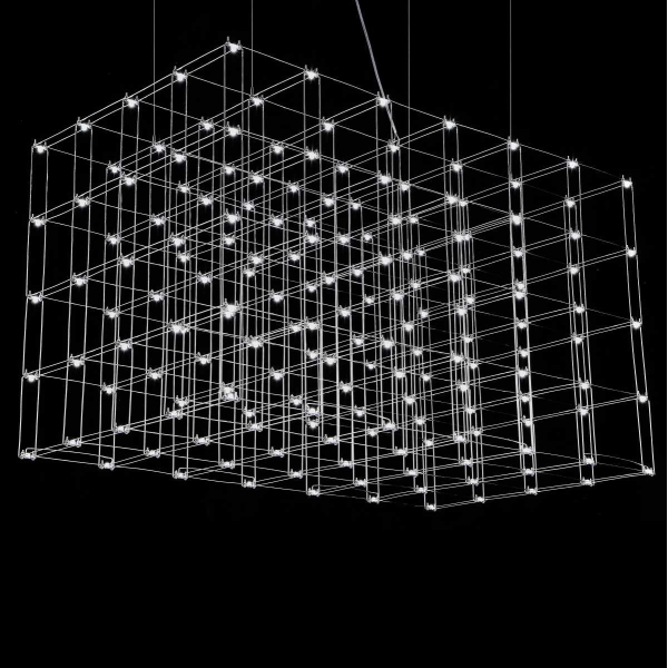 Подвесная люстра Imperium Loft Quasar Cosmos Square Led Pendant Light 80/80/140 252289-22