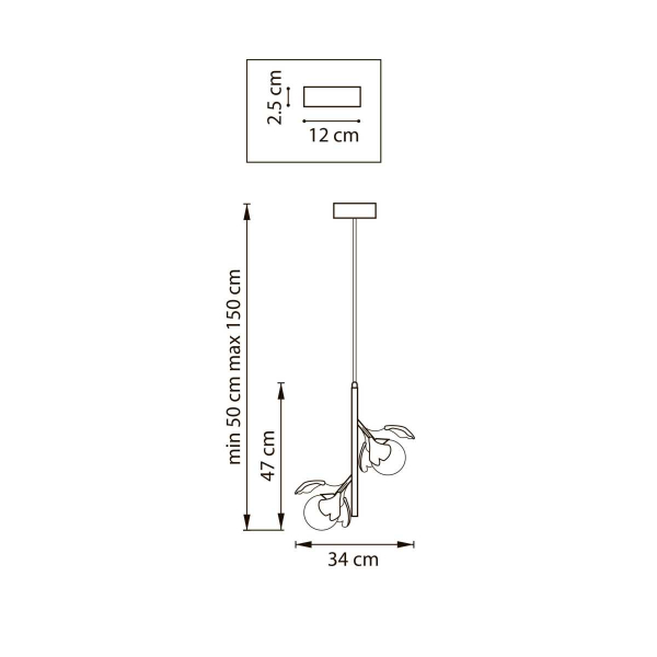 Подвес Ceramo BW Lightstar 799027