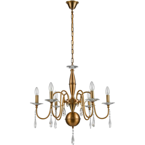 Подвесная люстра Vele Luce Rocca VL1794L06 Подвесная люстра Vele Luce Rocca VL1794L06