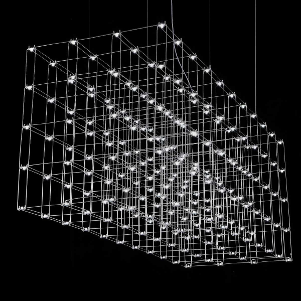 Подвесная люстра Imperium Loft Quasar Cosmos Square Led Pendant Light 80/80/200 252290-22